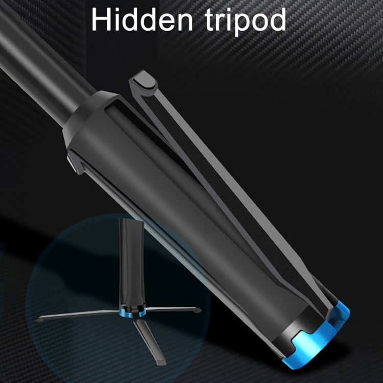 RUIGPRO One-piece Handheld Tripod Selfie Stick Telescopic Monopod Mount for GoPro, Insta360, DJI and Other Action Cameras(Black) - Portable Mini Tripod by RUIGPRO | Online Shopping South Africa | PMC TechLife | Buy Now Pay Later Mobicred