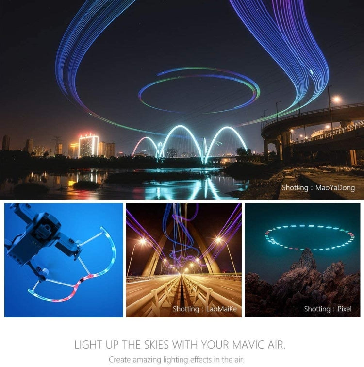 PGYTECH P-UN-034 light-painted LED Propeller Guard for DJ Mavic Air - Other by PGYTECH | Online Shopping South Africa | PMC TechLife | Buy Now Pay Later Mobicred