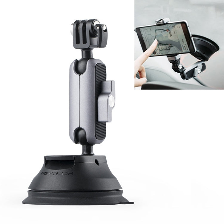 PGYTECH P-GM-132 Action Camera Suction Cup Phone Holder for DJI Osmo Action & GoPro 8/7(Silver) - free shipping - PMC TechLife - Order now!