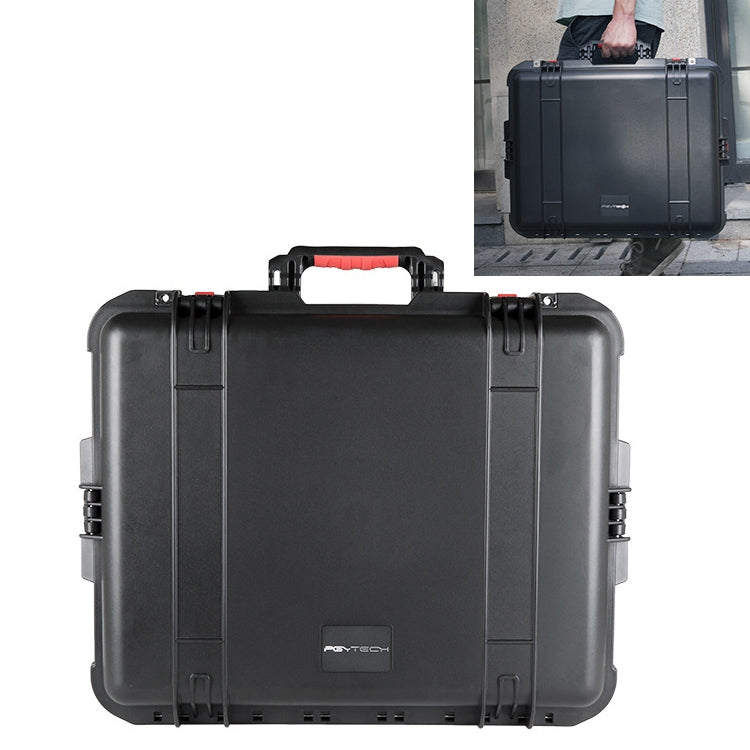 PGYTECH P-RH-001 Shockproof Waterproof Explosion-proof Hard Box Carrying Case for DJI Ronin-S, Size: 63.4x50.3cm(Black) - free shipping - PMC TechLife - Order now!