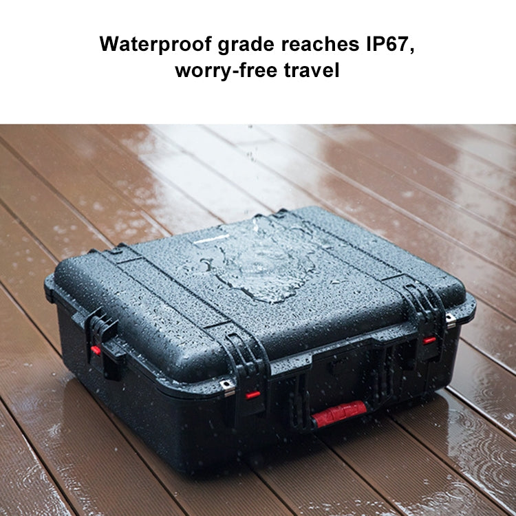 PGYTECH P-RH-001 Shockproof Waterproof Explosion-proof Hard Box Carrying Case for DJI Ronin-S, Size: 63.4x50.3cm(Black) - free shipping - PMC TechLife - Order now!