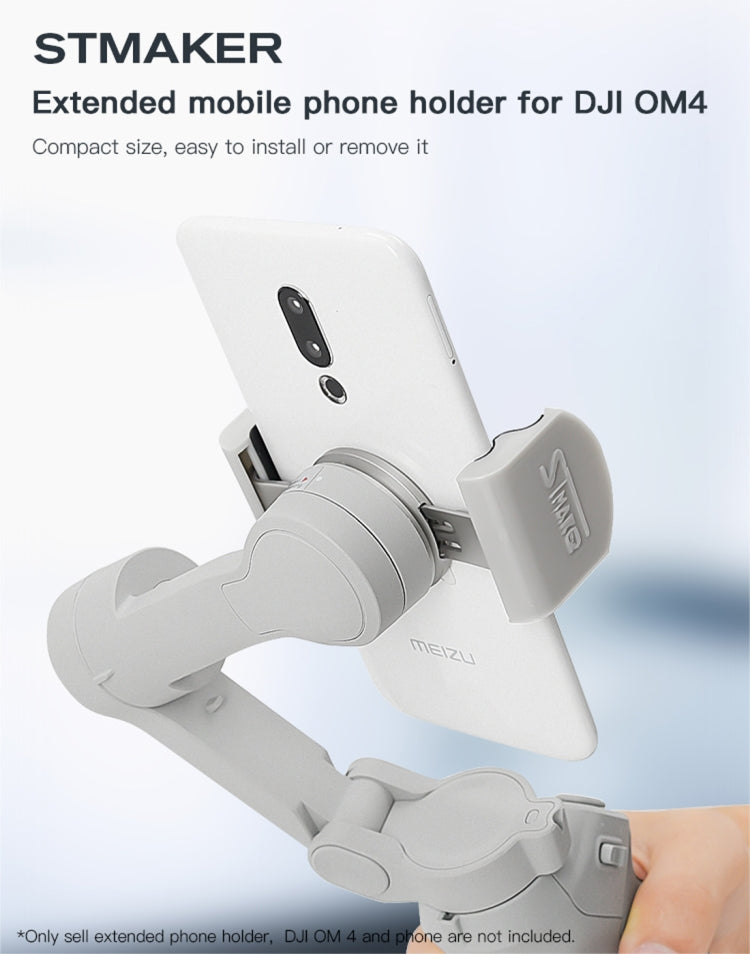 STMAKER Handheld Gimbal Quick Release Magnetic Buckle Clamp Expansion Bracket for DJI OM4 -  by PMC TechLife | Online Shopping South Africa | PMC TechLife | Buy Now Pay Later Mobicred