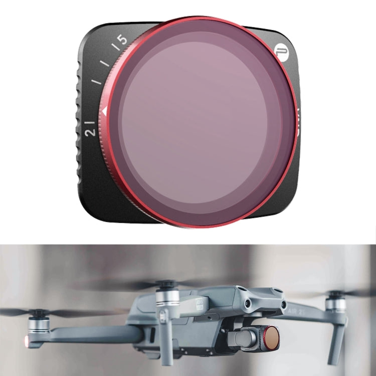 PGYTECH P-16B-064 Variable VND (2-5 Stop) Lens Filter for DJI Air 2S - Lens Filter by PGYTECH | Online Shopping South Africa | PMC TechLife | Buy Now Pay Later Mobicred