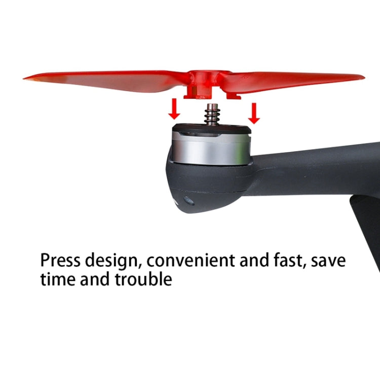 RCSTQ 2 Pairs Clear Color Quick-release Propellers for DJI FPV(Red) -  by RCSTQ | Online Shopping South Africa | PMC TechLife | Buy Now Pay Later Mobicred