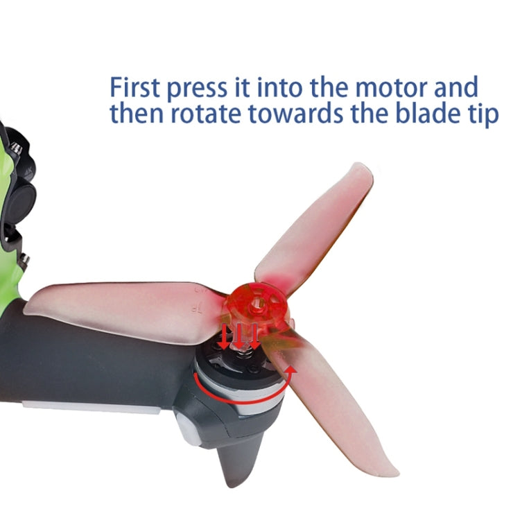 RCSTQ 2 Pairs Clear Color Quick-release Propellers for DJI FPV(Red) -  by RCSTQ | Online Shopping South Africa | PMC TechLife | Buy Now Pay Later Mobicred