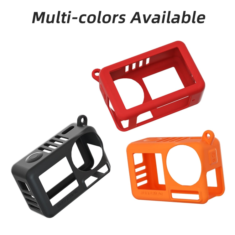 For DJI Osmo Action 5 Pro Sunnylife Silicone Protective Case Scratch-proof Camera Cover with Lanyard (Orange) - free shipping - PMC TechLife - Order now!