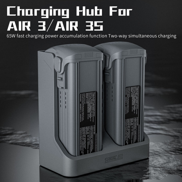 For DJI Air 3S / 3 Two-way Charging Butler Battery Charger (Grey) - free shipping - PMC TechLife - Order now!