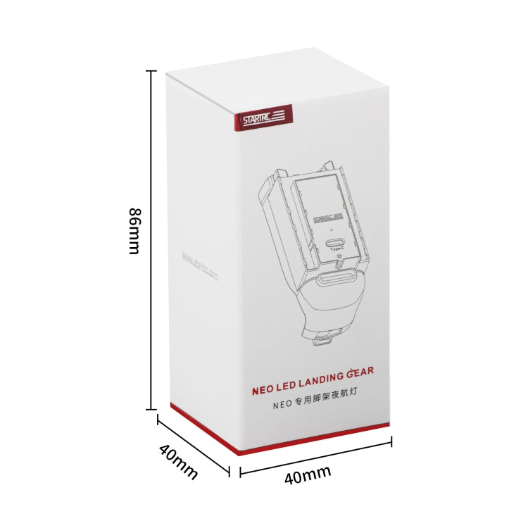 For DJI Neo STARTRC LED Light Heightened Landing Gear Training Rack (Grey) - free shipping - PMC TechLife - Order now!