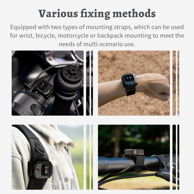 STARTRC GPS Bluetooth Remote Control For Insta360 X4 Series / Ace Pro Series / GO 3S Series (Black) - free shipping - PMC TechLife - Order now!