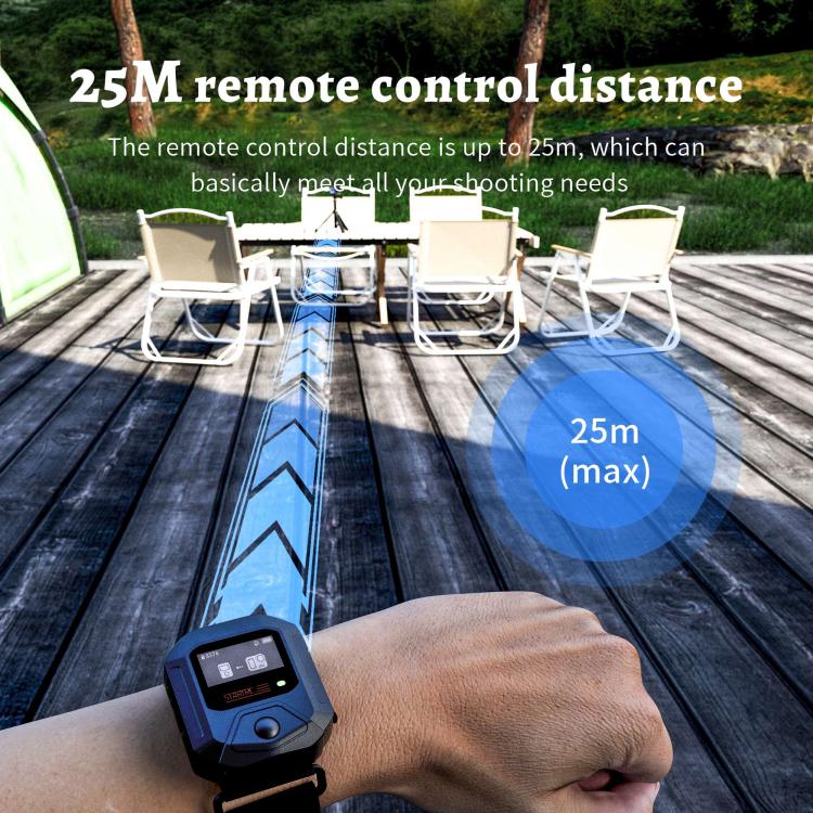 STARTRC GPS Bluetooth Remote Control For Insta360 X4 Series / Ace Pro Series / GO 3S Series (Black) - free shipping - PMC TechLife - Order now!