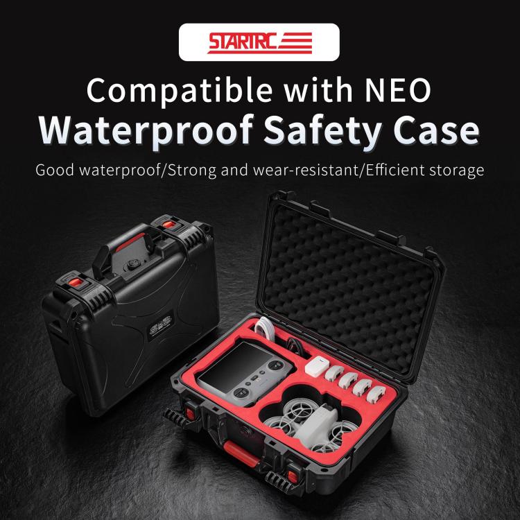 For DJI Neo STARTRC Shoulder PU Storage Bag Handbag, Compatible With RC2 (Grey) - free shipping - PMC TechLife - Order now!