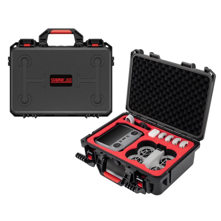 For DJI Neo / RC2 / RC-N3 STARTRC Waterproof PP Suitcase Shoulder Storage Box (Black) - free shipping - PMC TechLife - Order now!