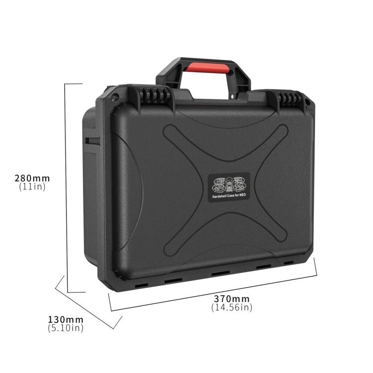 For DJI Neo / RC2 / RC-N3 STARTRC Waterproof PP Suitcase Shoulder Storage Box (Black) - free shipping - PMC TechLife - Order now!