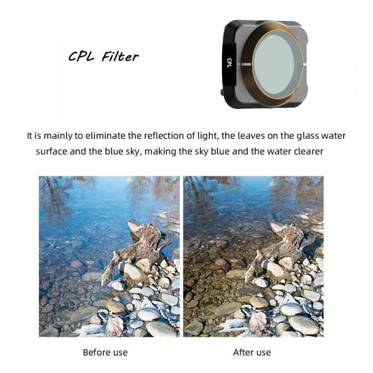 JSR Drone 4 in 1 UV+CPL+ND16+ND32 Lens Filter for DJI MAVIC Air 2 - free shipping - PMC TechLife - Order now!