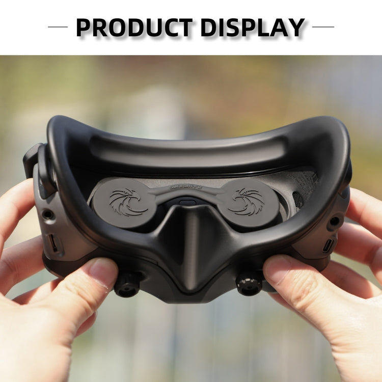 For DJI Goggles 2 / Goggles 3 Lens Cover Dust-proof VR Lens Silicone Case Soft Protector (Black) - Cases & Bags by Sunnylife | Online Shopping South Africa | PMC TechLife | Buy Now Pay Later Mobicred