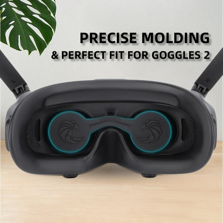 For DJI Goggles 2 / Goggles 3 Lens Cover Dust-proof VR Lens Silicone Case Soft Protector (Black) - Cases & Bags by Sunnylife | Online Shopping South Africa | PMC TechLife | Buy Now Pay Later Mobicred