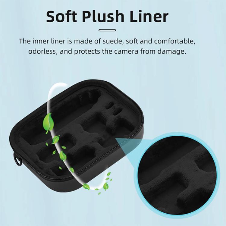 For DJI OSMO Pocket 3 BRDRC Full Set Portable Carrying Case Shoulder Storage Bag (Black) - free shipping - PMC TechLife - Order now!