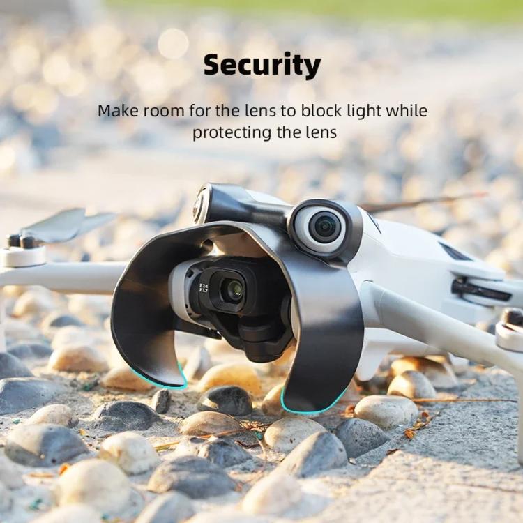 For DJI Mini 4 Pro BRDRC Lens Hood Gimbal Anti-Glare Sunshade Cover (Black) - free shipping - PMC TechLife - Order now!