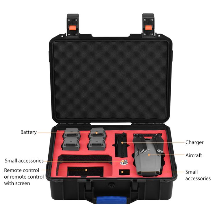 For DJI Mavic 2 BRDRC Crossbody Safety Carrying Storage Bag Waterproof Explosion-proof Box (Black) - free shipping - PMC TechLife - Order now!