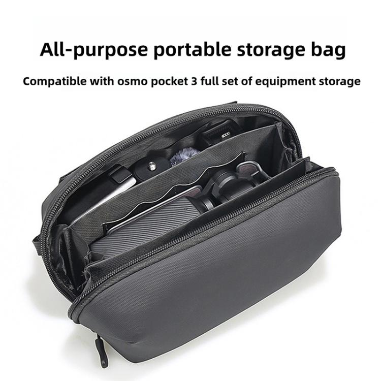 For DJI OSMO Pocket 3 Portable Carrying Case Body Storage Bag with Strap (Black) - free shipping - PMC TechLife - Order now!