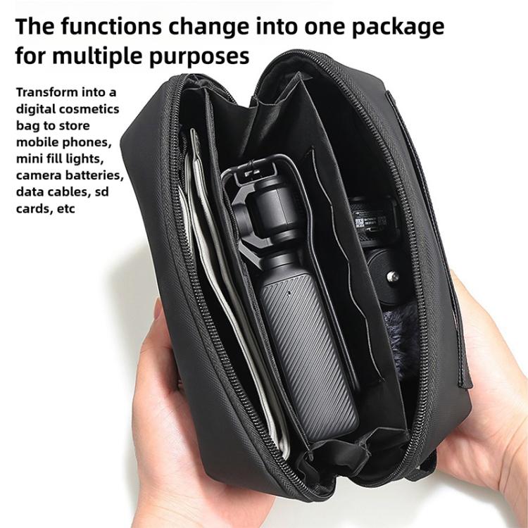 For DJI OSMO Pocket 3 Portable Carrying Case Body Storage Bag with Strap (Black) - free shipping - PMC TechLife - Order now!