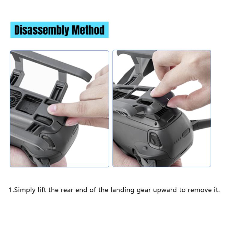 For DJI Mavic 4 Pro STARTRC Sled Anti-fall Anti-dirt Heightened Landing Gear Training Rack (Grey) - free shipping - PMC TechLife - Order now!