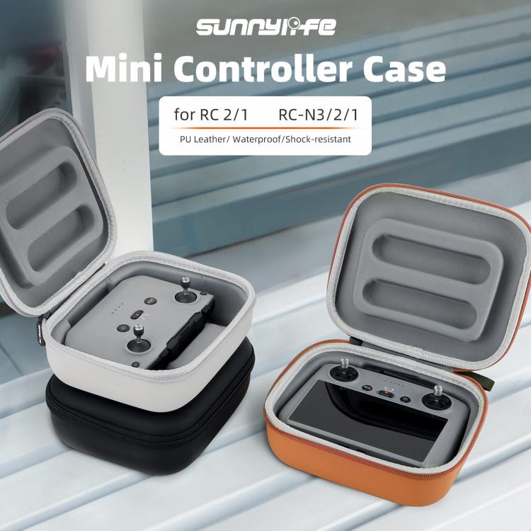 Sunnylife Mini Carrying Case Protective Handbag Portable Clutch Storage Bag for DJI RC 2 / 1 / RC-N3 / N2 / N1 (Black) - free shipping - PMC TechLife - Order now!