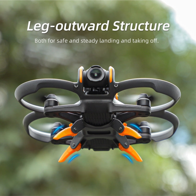 For DJI AVATA 2 Sunnylife LG797 Landing Gear Extensions Heightened Spider Gears Support Leg (Orange) - Other by Sunnylife | Online Shopping South Africa | PMC TechLife | Buy Now Pay Later Mobicred