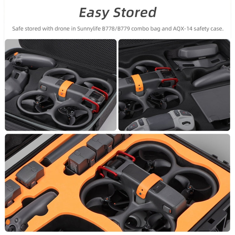 For DJI AVATA 2 Sunnylife LG797 Landing Gear Extensions Heightened Spider Gears Support Leg (Orange) - Other by Sunnylife | Online Shopping South Africa | PMC TechLife | Buy Now Pay Later Mobicred