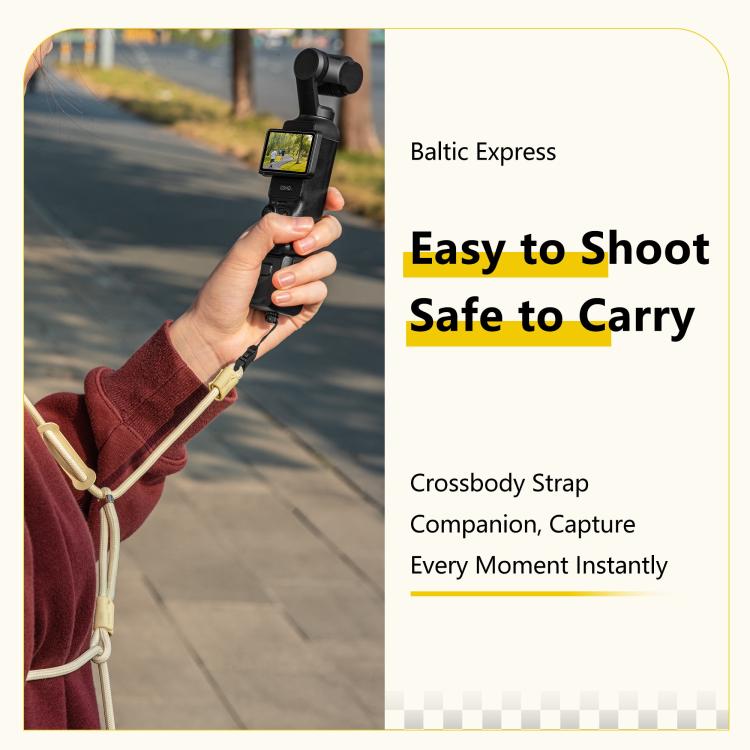 For DJI Pocket 3 STARTRC Adjustable Double-Ended Neck Strap (Pink) - free shipping - PMC TechLife - Order now!