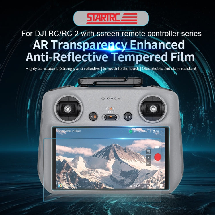 STARTRC AR Anti-reflection Tempered Glass Film for DJI RC / RC2 - Others by STARTRC | Online Shopping South Africa | PMC TechLife | Buy Now Pay Later Mobicred
