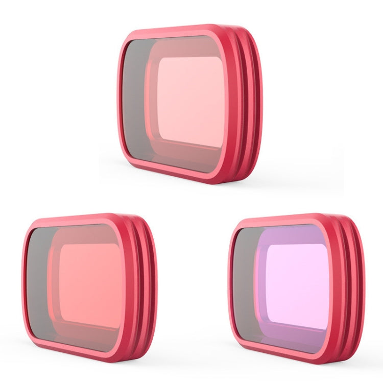3 PCS PGYTECH P-18C-017 Profession Diving Lens Filter Suit for DJI Osmo Pocket - free shipping - PMC TechLife - Order now!
