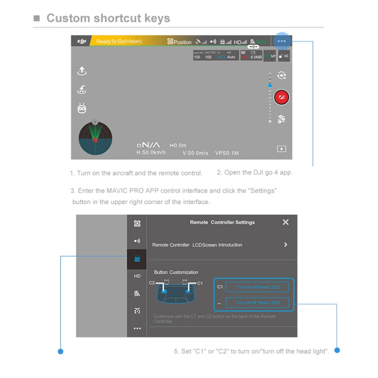 PGYTECH P-MA-124 Dedicated LED Lantern Paddle Protection Cover for DJI Mavic Pro - free shipping - PMC TechLife - Order now!