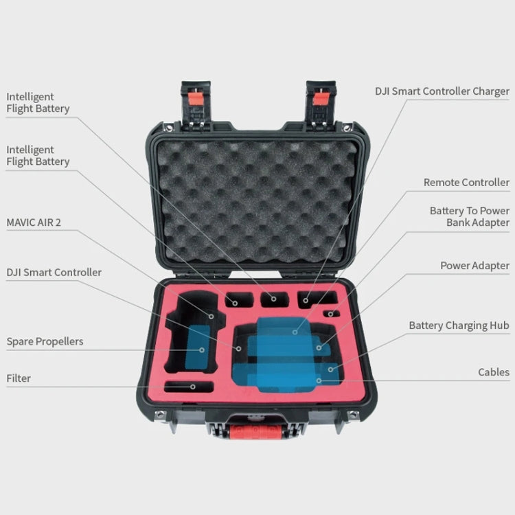 PGYTECH P-16A-037 Portable Safety Box Waterproof and Moisture-proof Storage Bag for DJI Mavic Air 2 - free shipping - PMC TechLife - Order now!