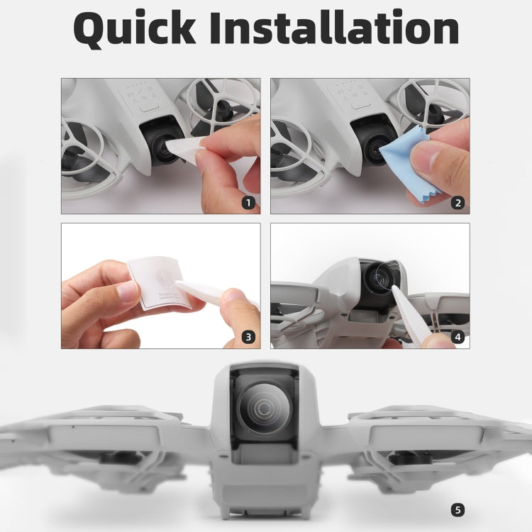 For DJI Neo Sunnylife 2pcs Tempered Glass Drone Lens Film (Transparent) - free shipping - PMC TechLife - Order now!