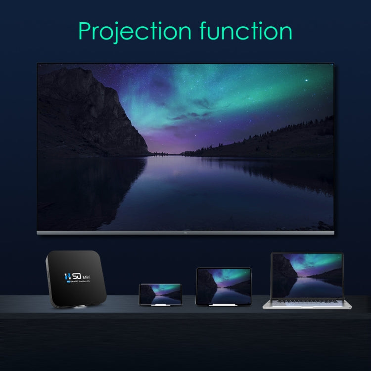 H50 Mini 4K Smart Network TV Box, Android 10.0, RK3318 Quad Core, 2GB+8GB, EU Plug - RK3318 by PMC TechLife | Online Shopping South Africa | PMC TechLife | Buy Now Pay Later Mobicred