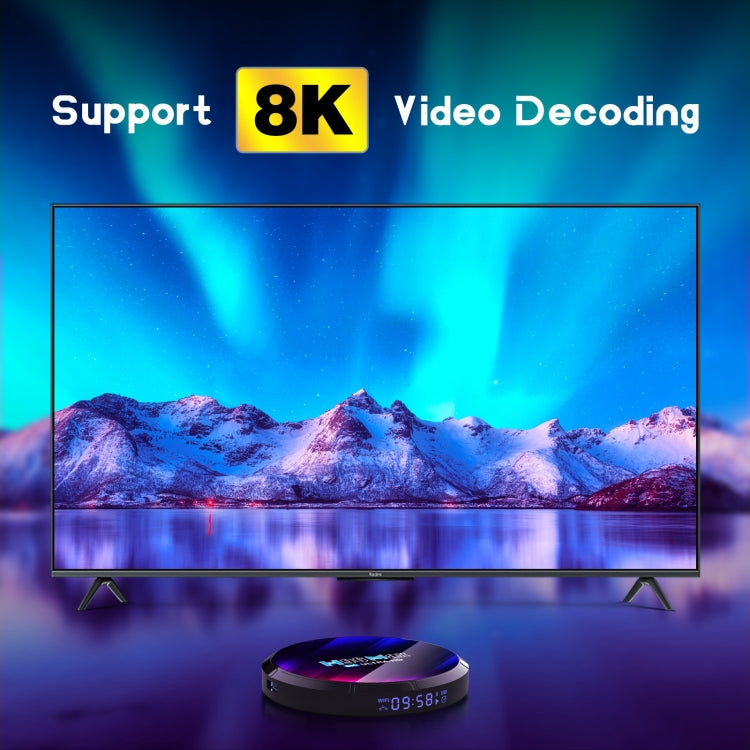 H96 Max 8K Ultra HD Smart TV Box Android 13.0 Media Player with Remote Control, RK3528 Quad-Core, 4GB+64GB(AU Plug) - RK3318 by PMC TechLife | Online Shopping South Africa | PMC TechLife | Buy Now Pay Later Mobicred