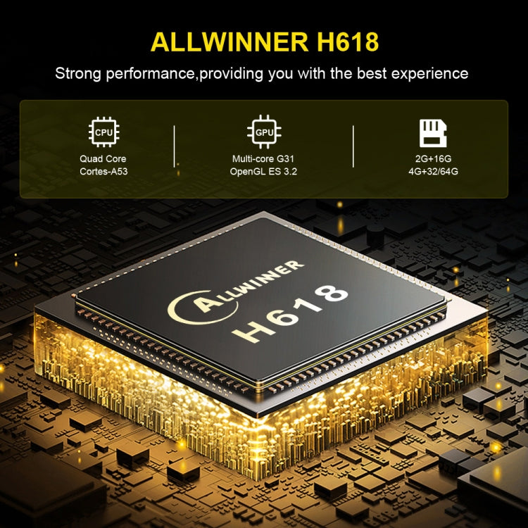 HK1 RBOX-H8S 4K Ultra HD Android 12.0 Smart TV Box with Remote Control, Allwinner H618 Quad-Core, 2GB+16GB(UK Plug) - Others by PMC TechLife | Online Shopping South Africa | PMC TechLife | Buy Now Pay Later Mobicred