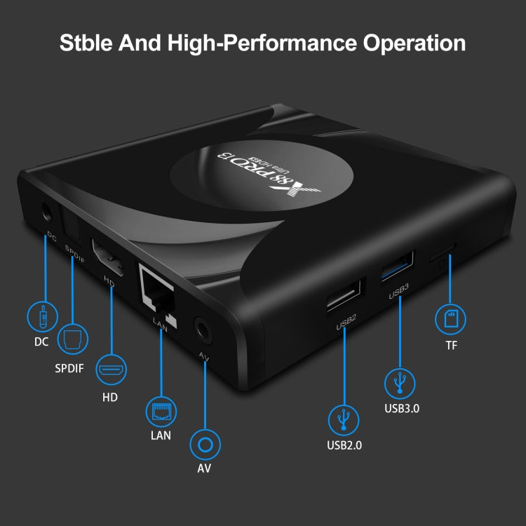 X88 Pro 13 Android 13.0 Smart TV Box with Remote Control, RK3528 Quad-Core, 4G+32GB(AU Plug) - Others by PMC TechLife | Online Shopping South Africa | PMC TechLife | Buy Now Pay Later Mobicred