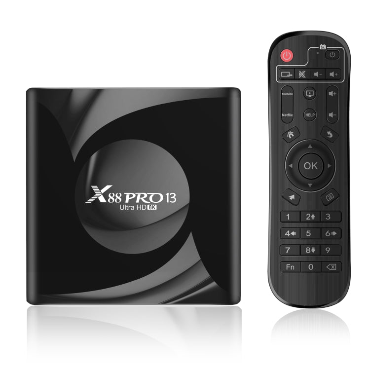 X88 Pro 13 Android 13.0 Smart TV Box with Remote Control, RK3528 Quad-Core, 4G+64GB (US Plug) - Others by PMC TechLife | Online Shopping South Africa | PMC TechLife