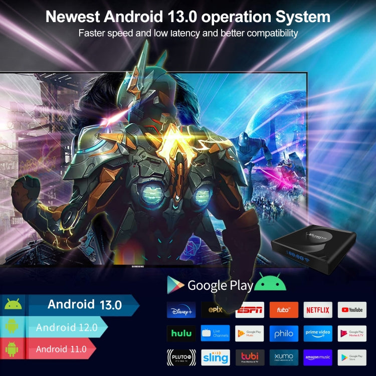X88 Pro 13 Android 13.0 Smart TV Box with Remote Control, RK3528 Quad-Core, 4G+64GB (EU Plug) - Others by PMC TechLife | Online Shopping South Africa | PMC TechLife | Buy Now Pay Later Mobicred