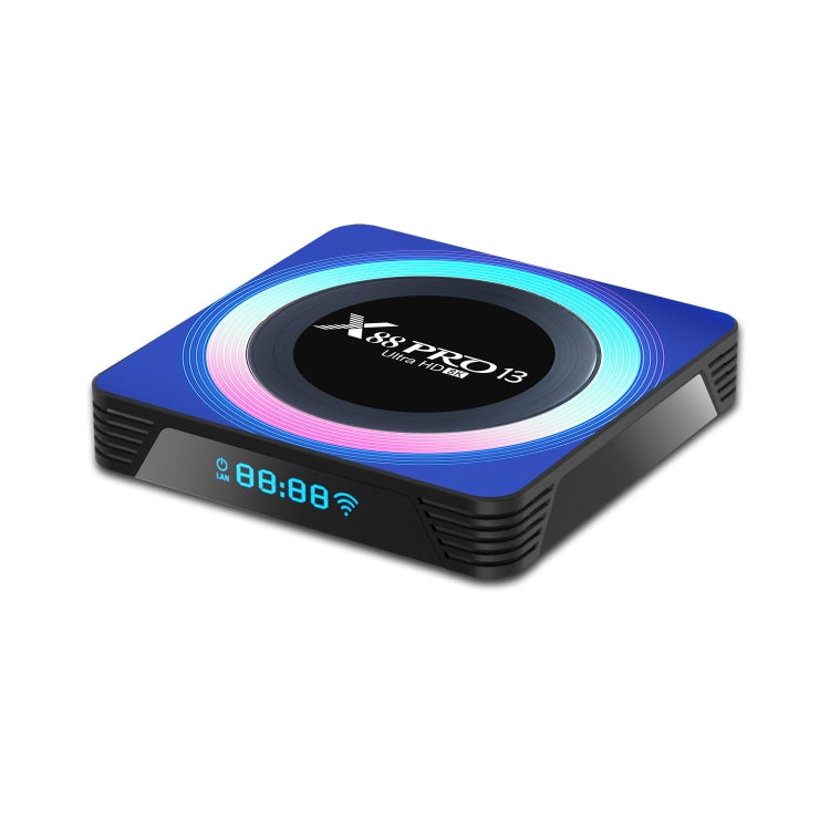 Acrylic X88 Pro 13 8K Ultra HD Android 13.0 Smart TV Box with Remote Control, RK3528 Quad-Core, 2GB+16GB(UK Plug) - Others by PMC TechLife | Online Shopping South Africa | PMC TechLife | Buy Now Pay Later Mobicred