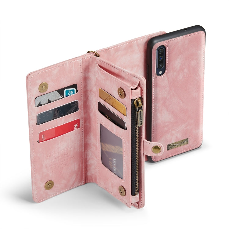 CaseMe-008 For Samaung Galaxy A30S／A50S／A50 Detachable Multifunctional Flip Leather Case (Pink) - free shipping - PMC Jewellery - Order now!