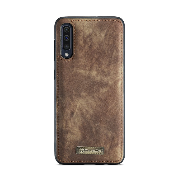 CaseFor Samsung Galaxy A70 CaseMe-008 Detachable Multifunctional Flip Leather Phone Case(Brown) - free shipping - PMC Jewellery - Order now!