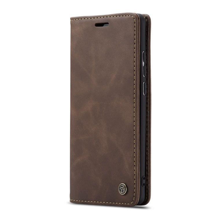 CaseMe-013 Multifunctional Horizontal Flip Leather Case with Card Slot & Holder for Galaxy M10(Coffee) - Galaxy Phone Cases by CaseMe | Online Shopping South Africa | PMC Jewellery | Buy Now Pay Later Mobicred