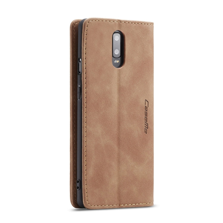 CaseMe-013 Multifunctional Horizontal Flip Leather Case with Card Slot & Holder for OnePlus 7(Brown) - free shipping - PMC Jewellery - Order now!