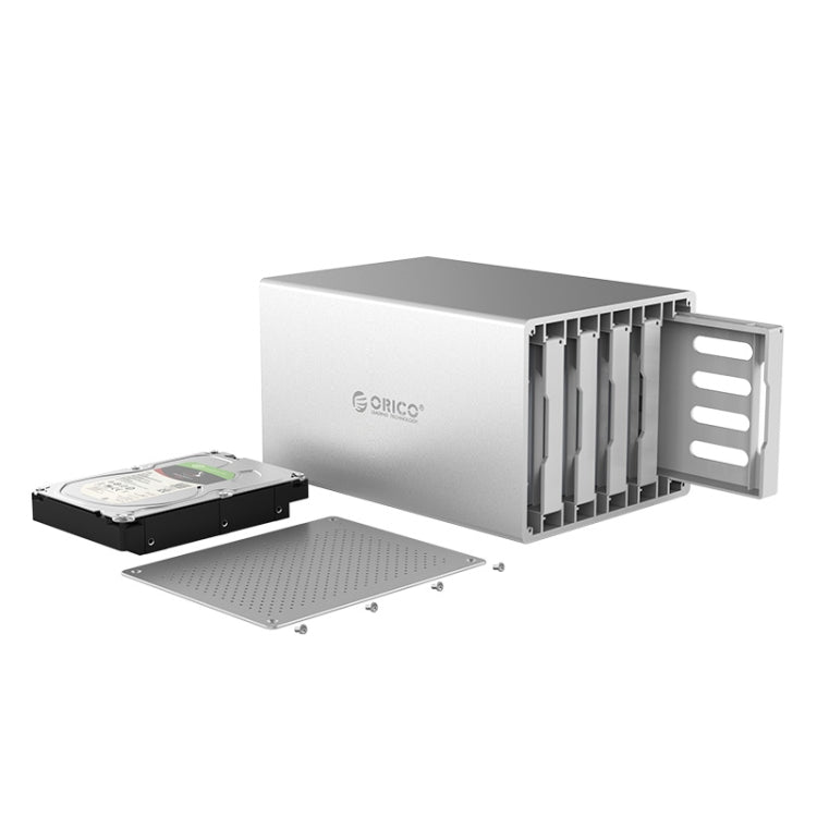 ORICO Honeycomb Series WS500RC3 SATA 3.5 inch USB-C / Type-C 5 Bays Aluminum Alloy HDD / SSD Enclosure with Raid, The Maximum Support Capacity: 50TB - free shipping - PMc TechLife - Order now!