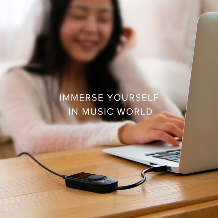 UGREEN CM109 USB to 3-ports 3.5mm Computer External Audio Card with Volume Adjustment Wheel, Length: 15cm - free shipping - PMC Jewellery - Order now!