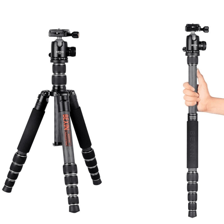 BEXIN BX285C K36 Portable Carbon Fiber Tripod for Dslr Digital DV Camcorder - free shipping - PMC TechLife - Order now!