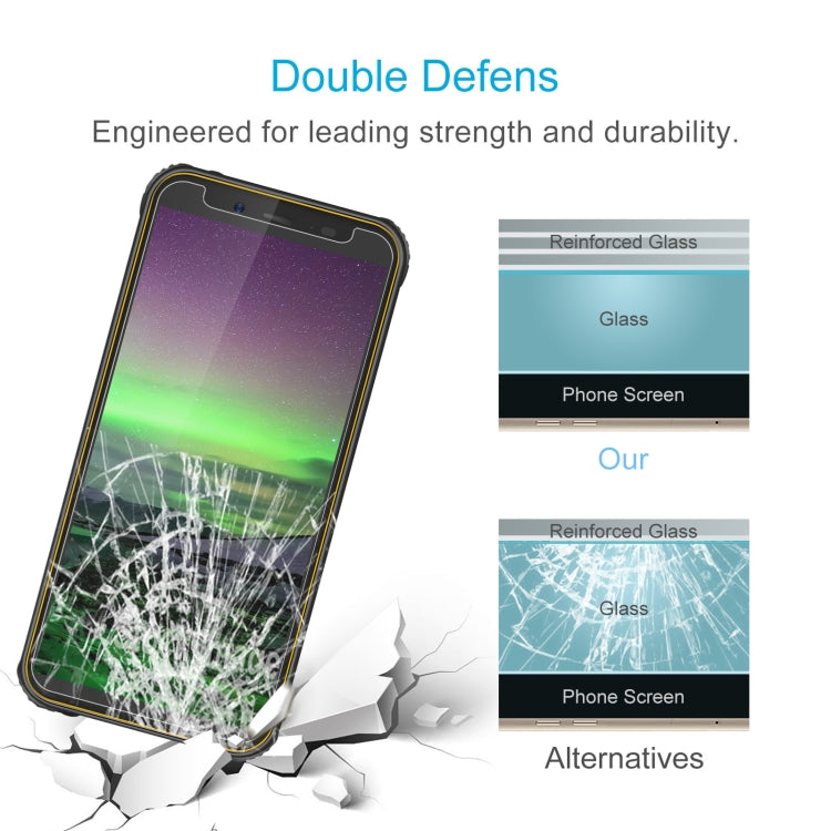 For Blackview BV5500 / BV5500 Plus 50 PCS 0.26mm 9H 2.5D Tempered Glass Film - Others by PMC TechLife | Online Shopping South Africa | PMC TechLife